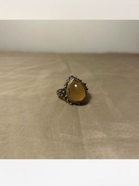 One of a kind sterling silver brutalist ring